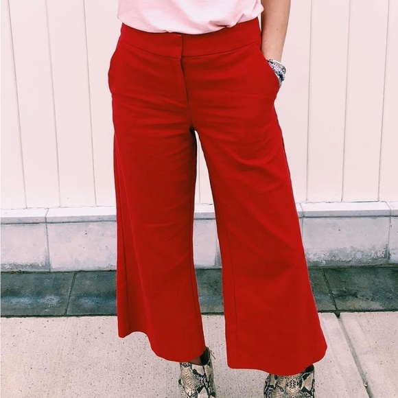 Red LOFT pants - Picture 2 of 4